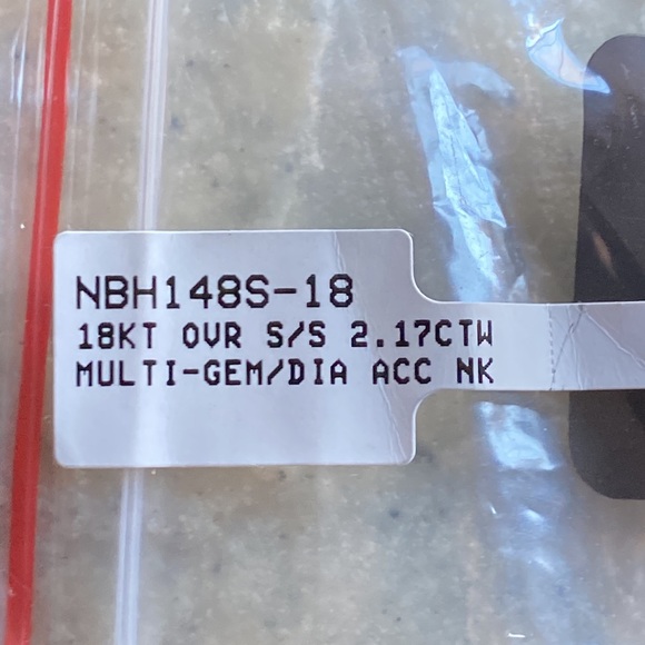 🆕18K Gold Over Sterling Silver 2.17ct Multi-Gem /Diamond Accent Necklace - Picture 11 of 12